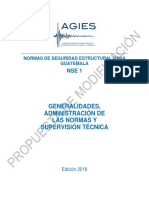 Propuesta Nse 1 2018 Generalidades Administración de Las Normas y Supervisión Técnica