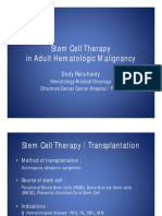 Stem Cell Therapy in Adult Hematologic Malignancy