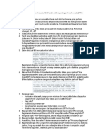 Daftar Pertanyaan Interview Proses Jual-Beli Lahan PDF