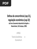 (Defesa da concorrência _(cap 21_), regulação economica)