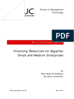 2011, Egypt, SME - Finance - Egypt