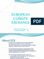 European Climate Exchange: Arpita Chatterjee 08 Sonam Thakir 38