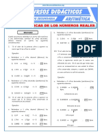Caracteristicas de Los Números Reales para Segundo de Secundaria PDF