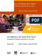 Los Sabores y Las Voces de La Tierra. Soberanía Alimentaria Andina PDF