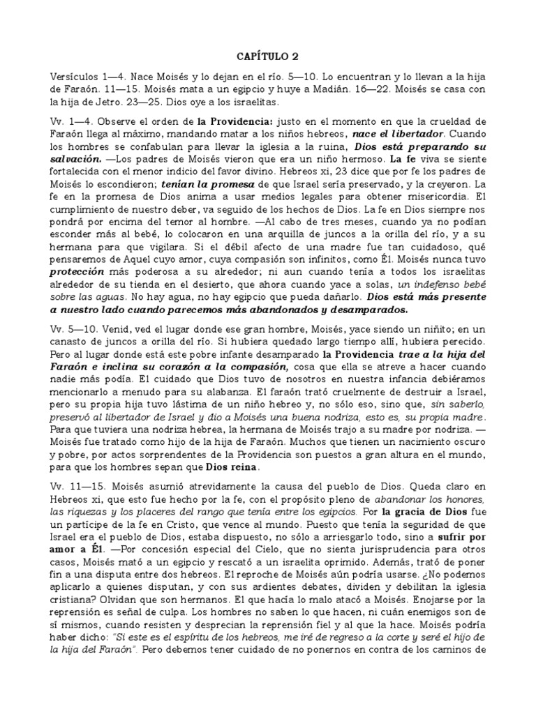 Mensaje Exodo 2 Pdf Moisés Libro Del éxodo