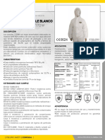 Overol Desechable Blanco FR As Steelpro 7770w PDF