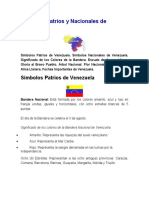 Símbolos Patrios y Nacionales de Venezuela