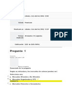 Evaluación Inicial Mercado de Capitales