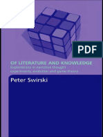 Peter Swirski-Of Literature and Knowledge - Explorations in Narrative Thought Experiments, Evolution, and Game Theory (2007)