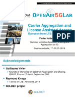 Carrier Aggregation and License Assisted Access: Evolution From LTE-Advanced To 5G