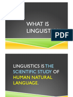 What is Linguistics? The Scientific Study of Language