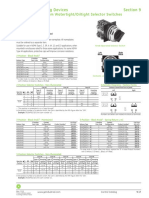 Section 9 Pilot and Signaling Devices: Heavy-Duty 30.5 MM Watertight/Oiltight Selector Switches