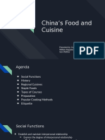 China's Food and Cuisine: Presented By: Cameron Fereshtehkhou, William Pappalardo, Ethan Miller, Jake Miller, Sam Walther