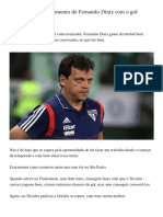 O difícil casamento de Fernando Diniz com o gol - Blog do Juca Kfouri - UOL