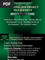 Planning and Project MNGT PDF