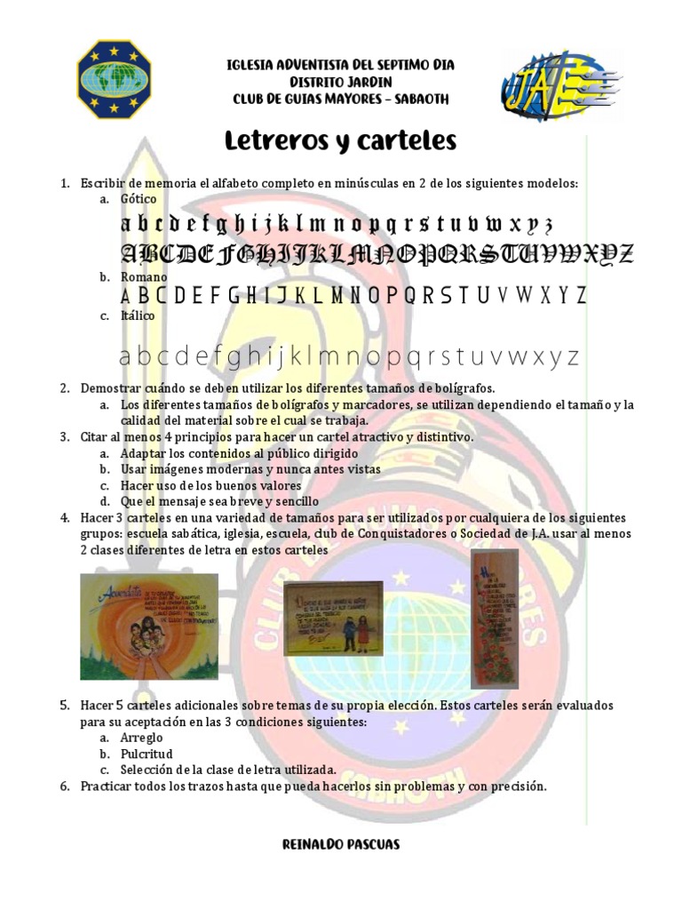 Creación de Letreros para Iglesia | PDF | Hogar, jardinería y bricolaje