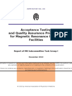 Acceptance Testing and Quality Assurance Procedures For Magnetic Resonance Imaging Facilities