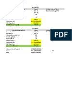 Berm design specifications and volume calculations