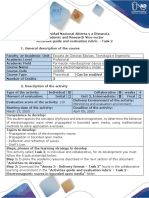 Activities Guide and Evaluation Rubric - Task 2 - Electromagnetic Waves in Bounded Open Media