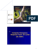 Computer Emergency Response Team - Sri Lanka (SL - Cert)