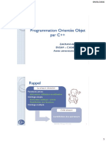 Programmation Orientée Objet Par C++ Surdéfinition Des Opérateurs 2015-2016 PDF