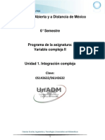 Unidad 1. Integracion Compleja PDF