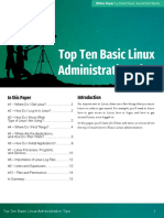 Top Ten Basic Linux Administration Tips: in This Paper