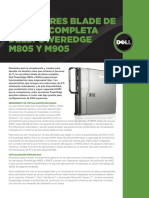 Ficha Tecnica Server Blade Dell Poweredge - m805 - m905 PDF