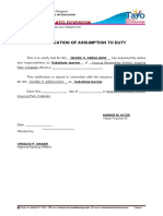 1CERTIFICATION OF ASSUMPTION TO DUTY-newformat