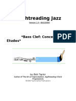 Sightreading Jazz Bass Clef Etudes PDF