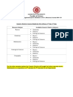 Faculty of Science: On-Line Submission of Application(s) For Admission To B.Sc. (Honours) Courses 2019-20