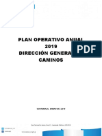 2019 - 01 - (ENE) - Plan Operativo Anual 2018