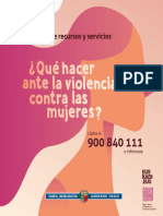 Qué Hacer Ante La Violencia Contra Las Mujeres (2020)