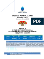 Modul 6 Pancasila Dan Perundang Undangan Serta Kebijakan Negara