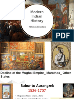 Decline of Mughals - Marathas and Other States