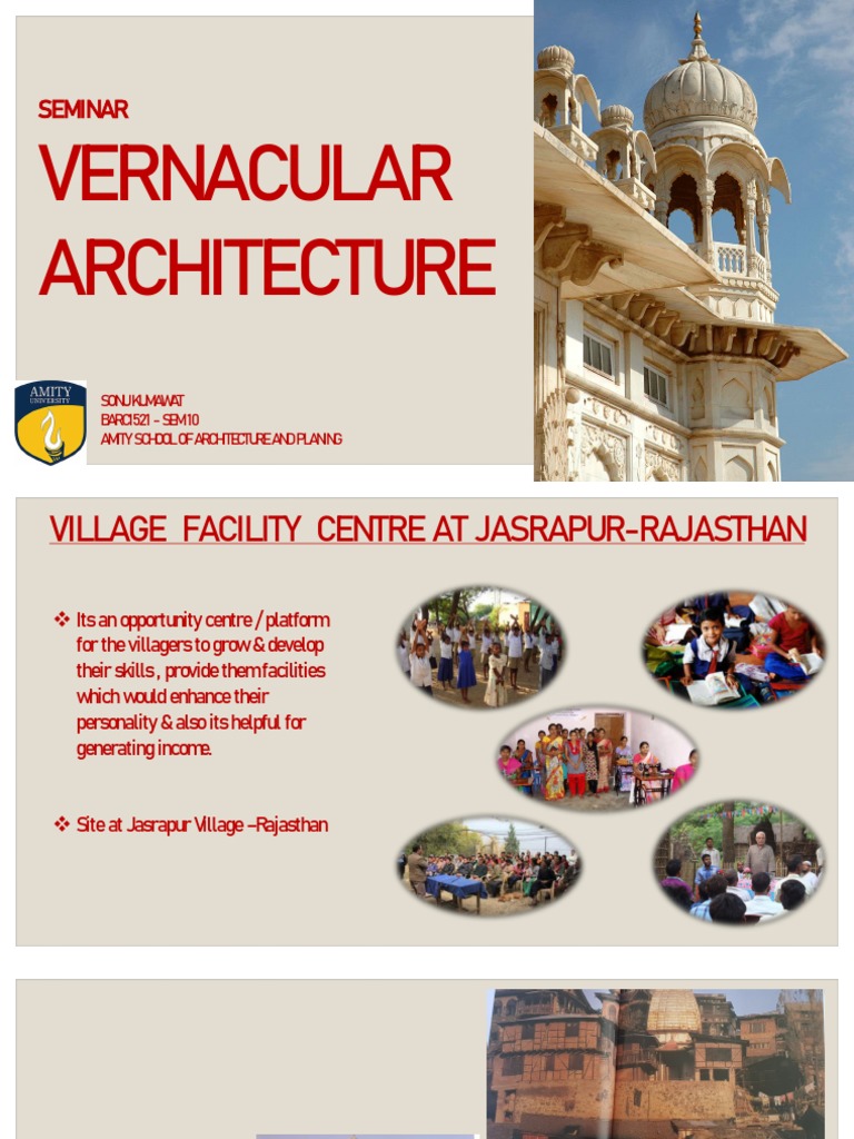 Vernacular Architecture in Rajasthan | PDF | Architectural Design ...