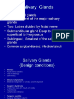 Salivary Glands: - Common Surgical Disease Infection/calculi