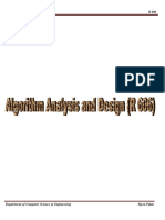 Algorithm Analysis and Design PDF