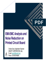 EMI-EMC Analysis and Noise Reduction On PCB