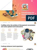 Transforming The Tourism Industry: Cardmap Pitch Deck