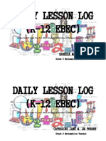 DAILY LESSON LOG Title