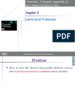 End-to-End Protocols: Larry L. Peterson and Bruce S. Davie