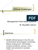 Security and Ethical Challenges in MIS