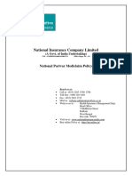 NATIONAL INSURANCE - National Parivar Mediclaim Policy