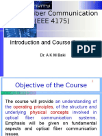Optical Fiber Communication (EEE 4175) : Introduction and Course Overview