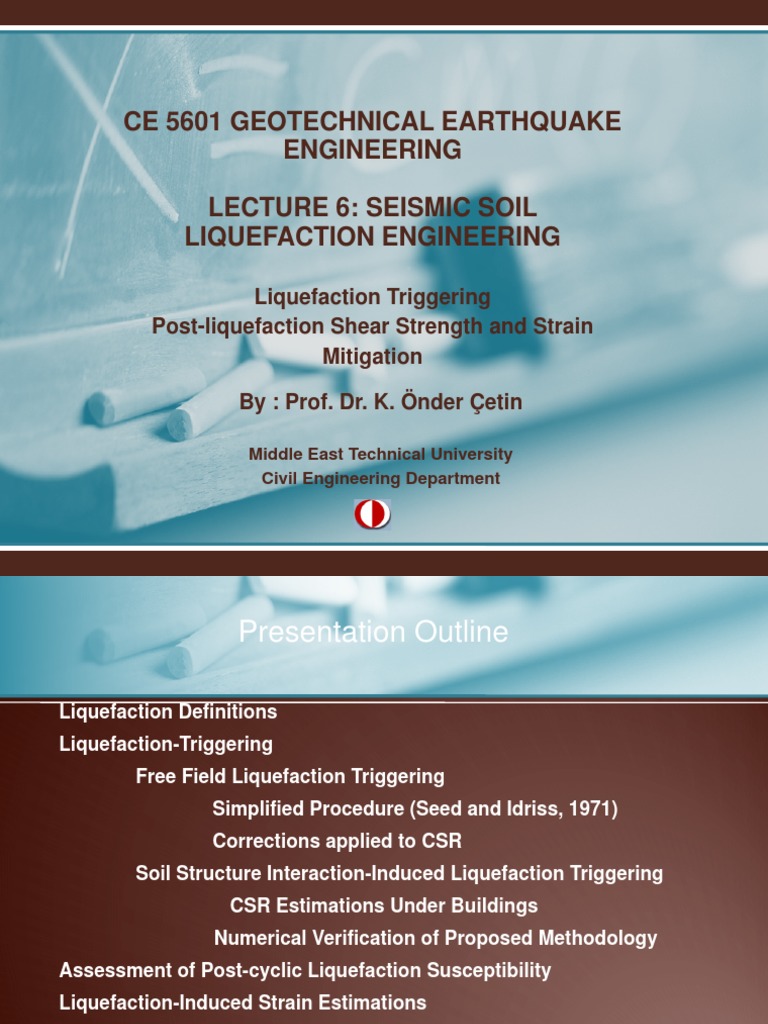 Seismic Soil Liquefaction Engineering Guide | PDF | Soil Science ...