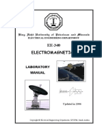 EE-340 Electromagnetics: Laboratory Manual