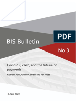 BIS Bulletin: Covid-19, Cash, and The Future of Payments