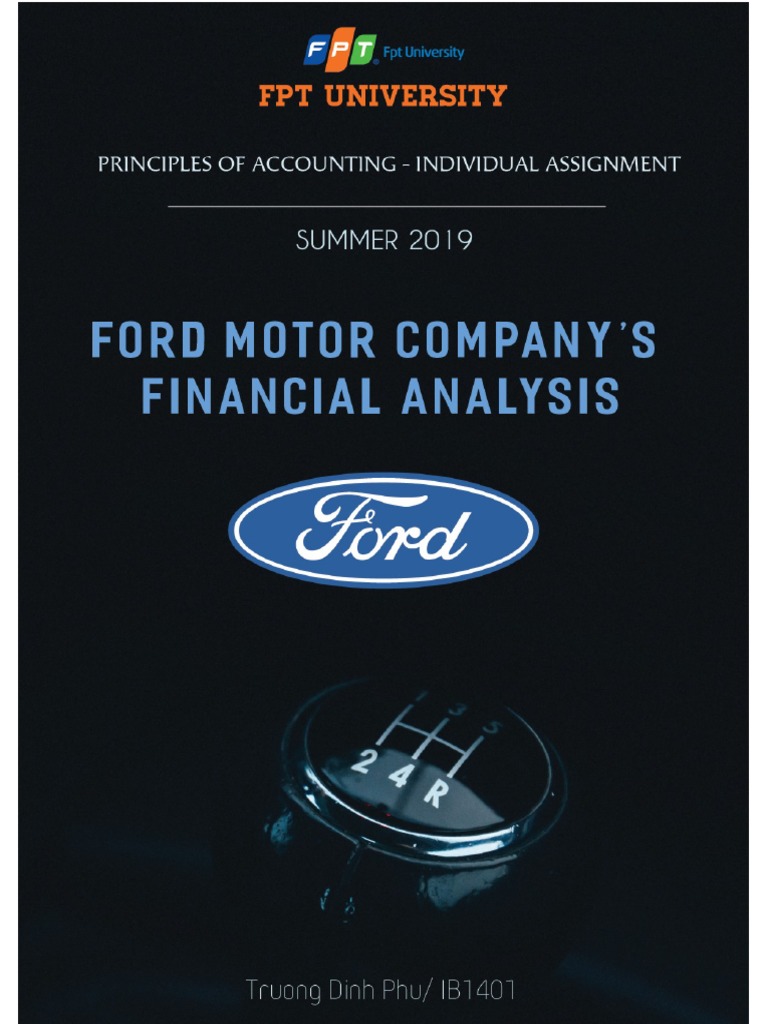Ford Financial Analysis PDF Ford Motor Company Revenue
