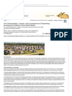The Characteristics, Causes, and Consequences of Sprawling Development Patterns in The United States - Learn Science at Scitable